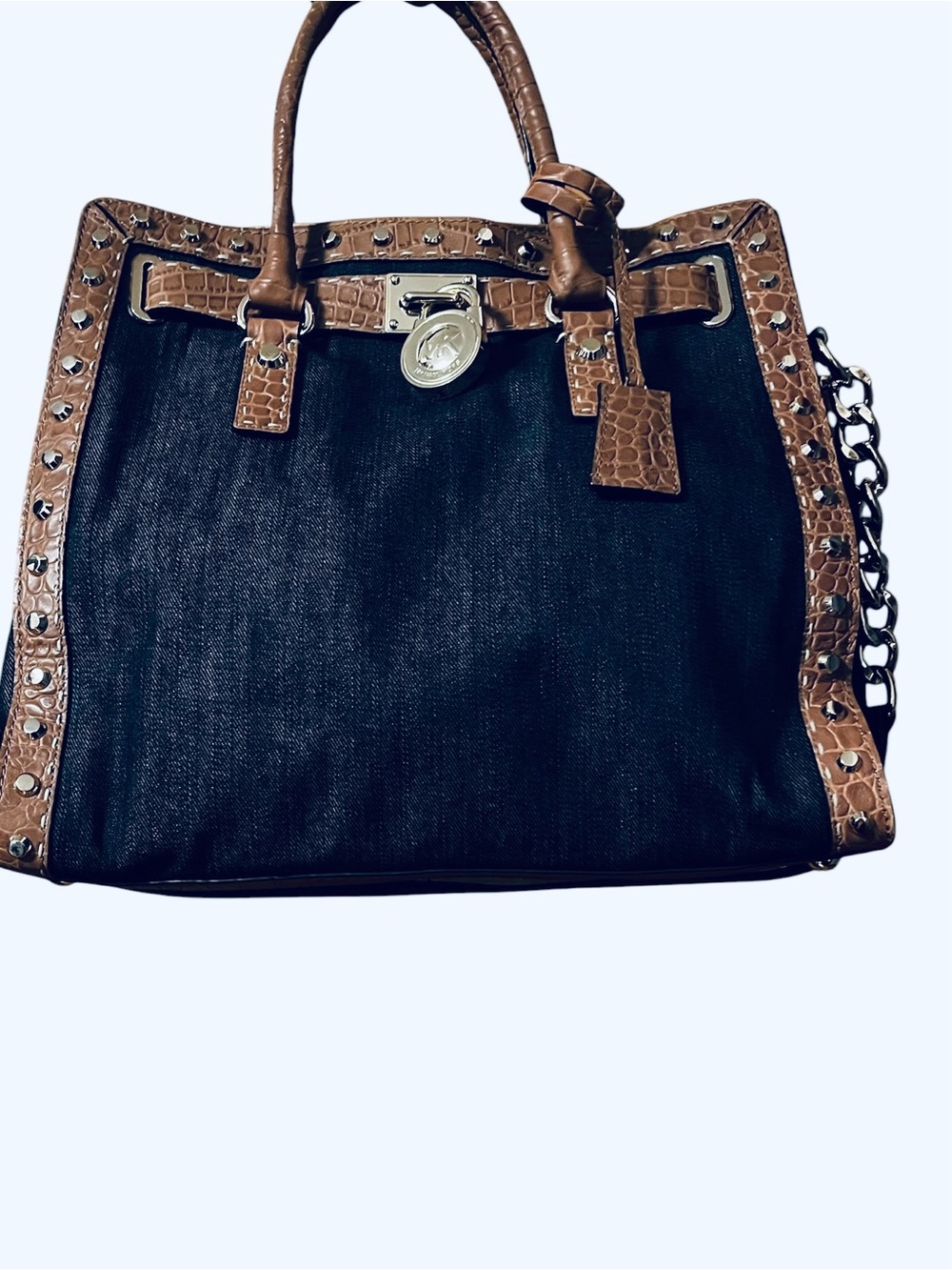 Michael Kors Hamilton Denim Handbag